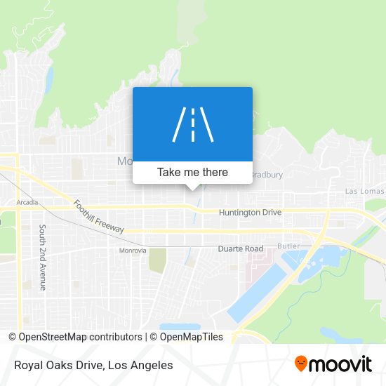 Royal Oaks Drive map