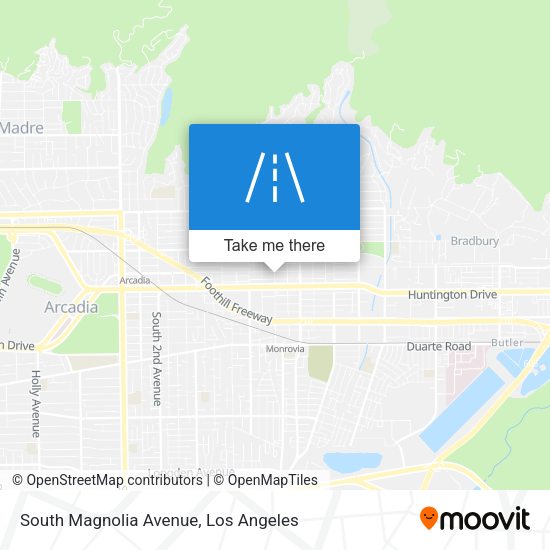 Mapa de South Magnolia Avenue
