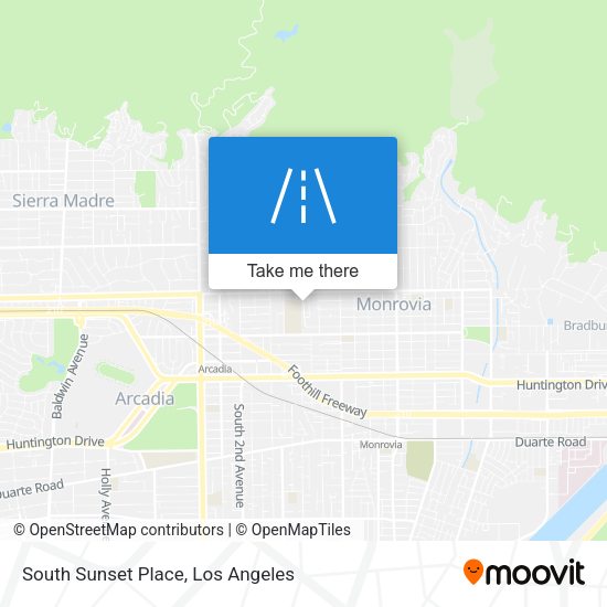 South Sunset Place map