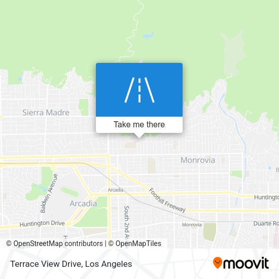 Mapa de Terrace View Drive