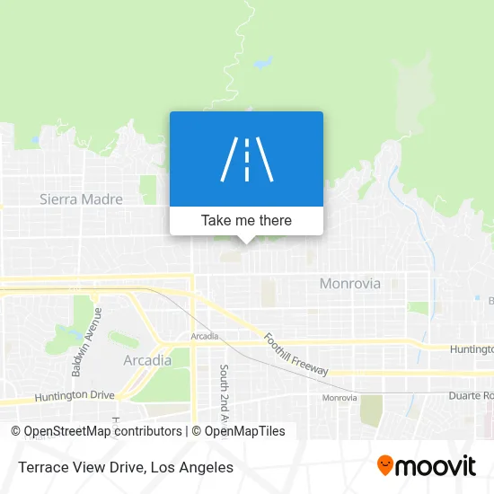 Terrace View Drive map