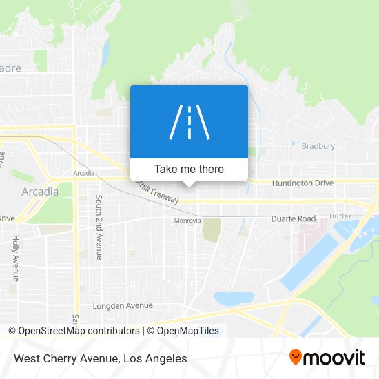 Mapa de West Cherry Avenue