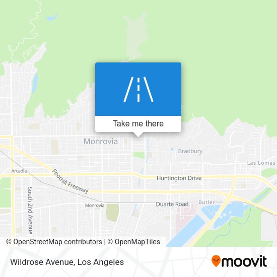 Mapa de Wildrose Avenue