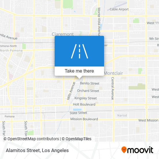 Alamitos Street map