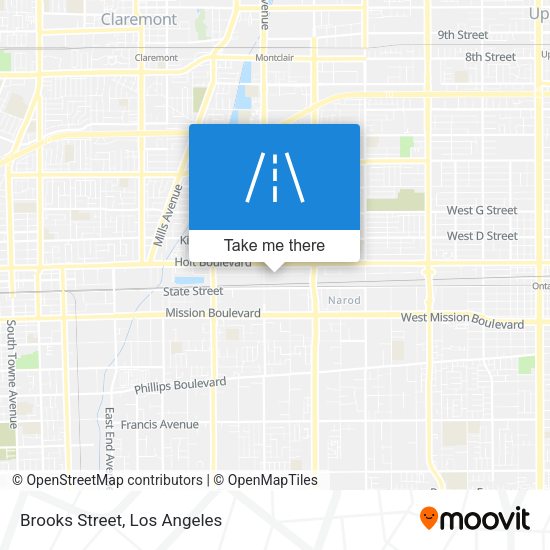 Mapa de Brooks Street