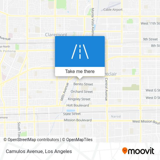 Mapa de Camulos Avenue