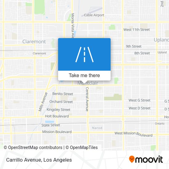 Mapa de Carrillo Avenue