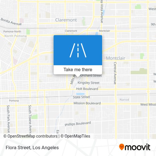 Mapa de Flora Street
