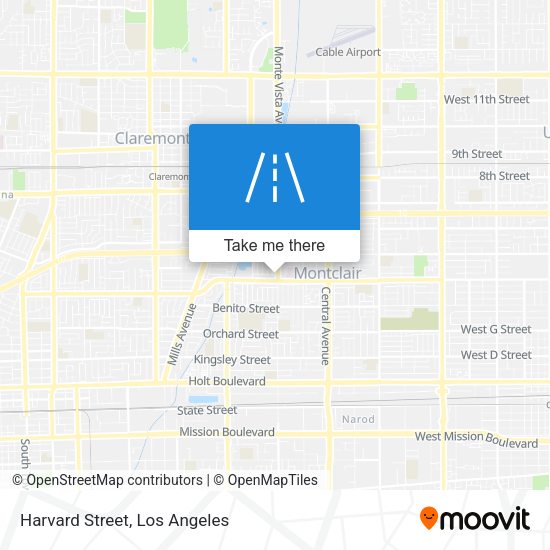 Mapa de Harvard Street