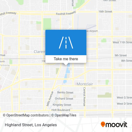 Highland Street map