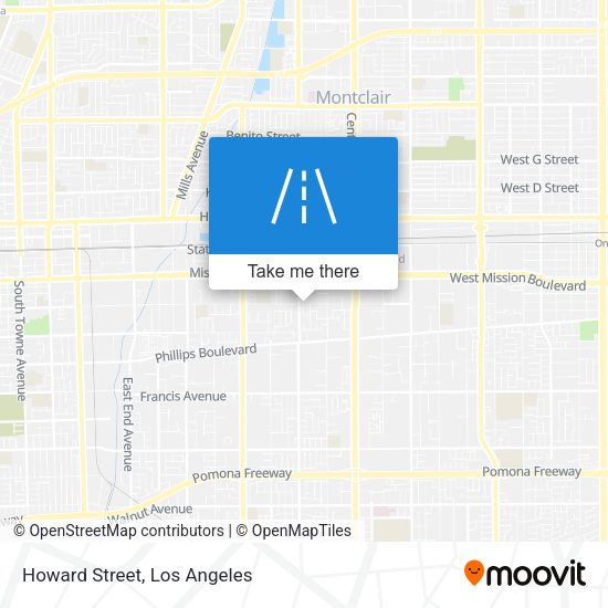 Mapa de Howard Street