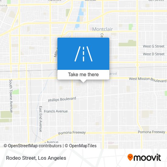 Mapa de Rodeo Street