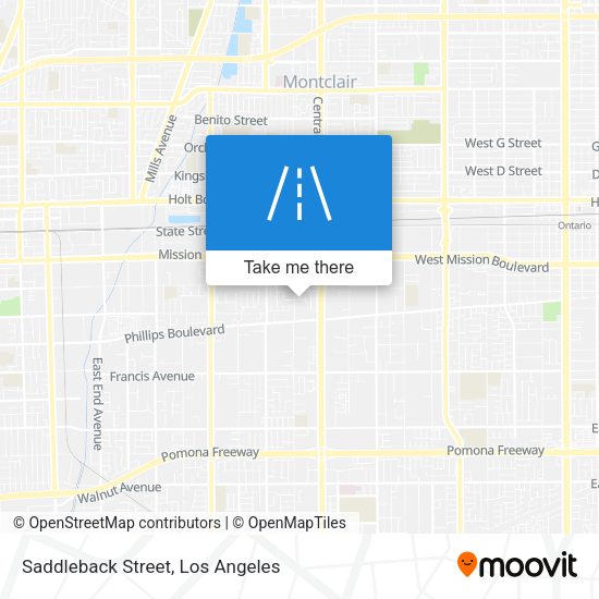 Mapa de Saddleback Street