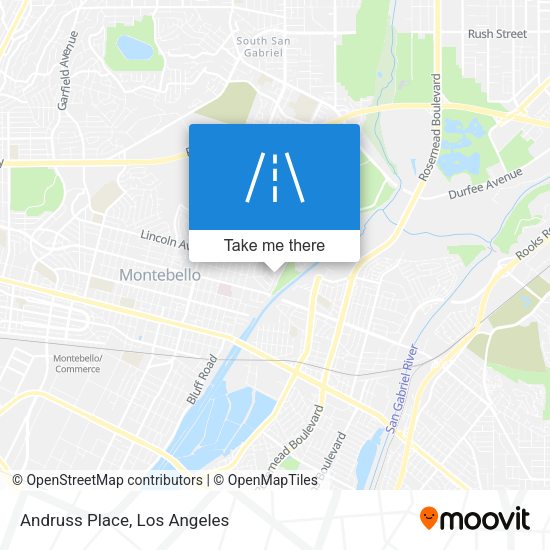 Mapa de Andruss Place