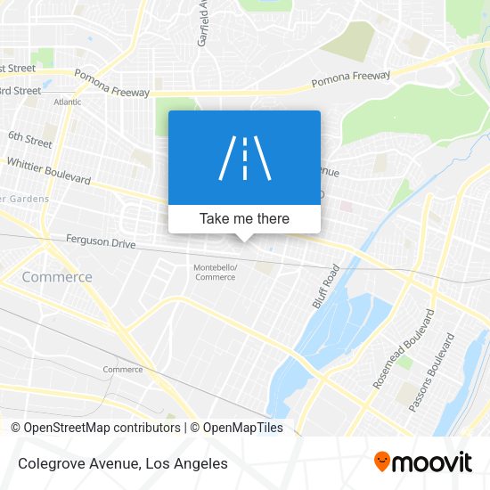 Colegrove Avenue map
