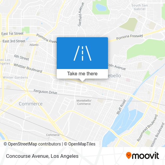 Mapa de Concourse Avenue