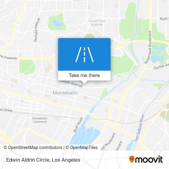 Edwin Aldrin Circle map