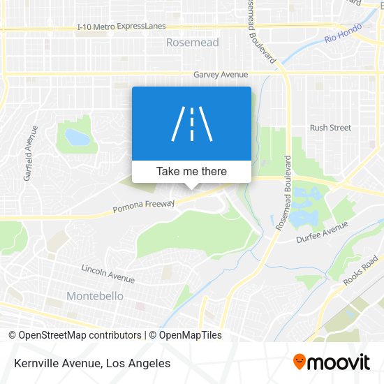 Kernville Avenue map