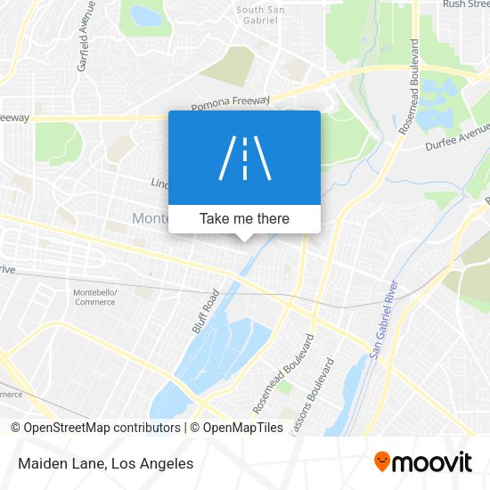 Mapa de Maiden Lane