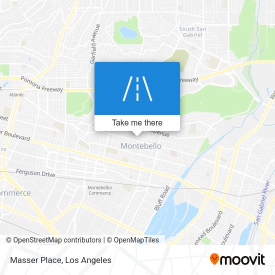 Mapa de Masser Place