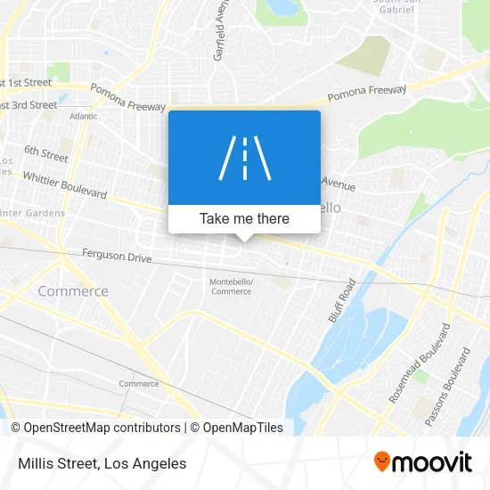 Millis Street map