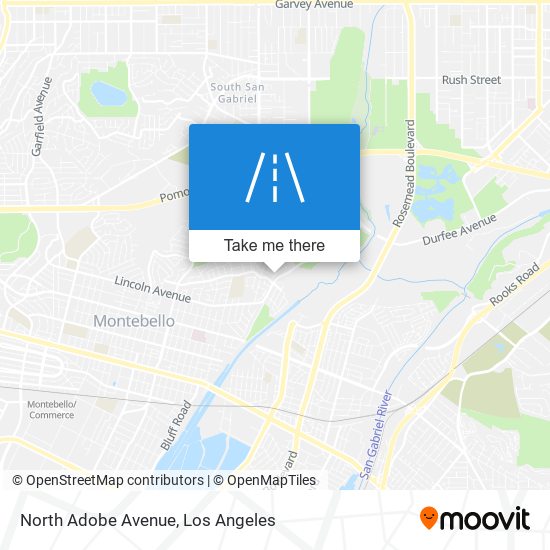 North Adobe Avenue map