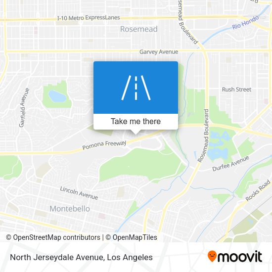 North Jerseydale Avenue map