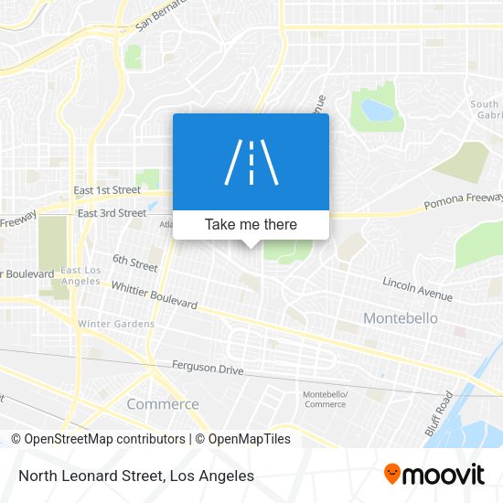 Mapa de North Leonard Street