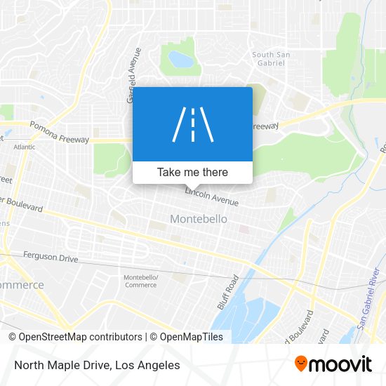Mapa de North Maple Drive