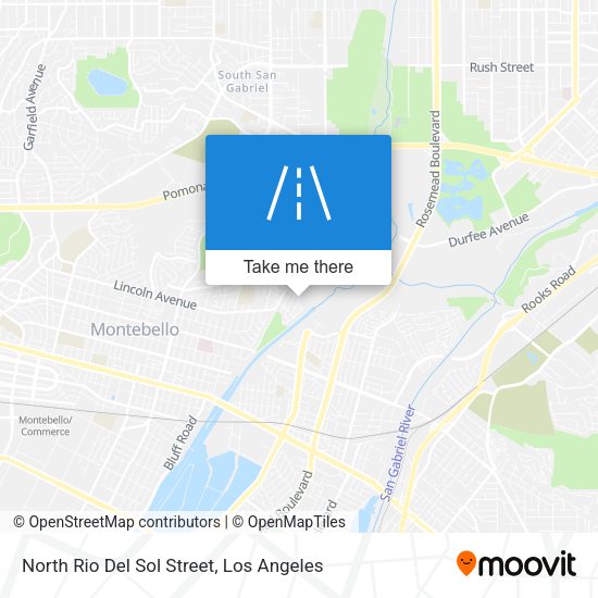 Mapa de North Rio Del Sol Street