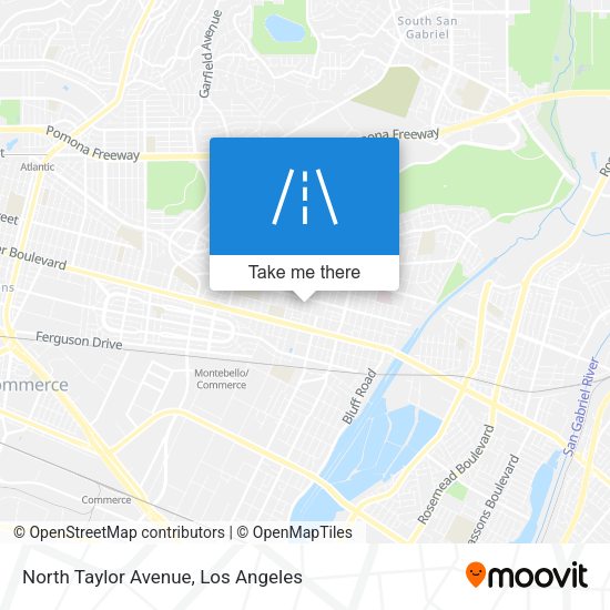 North Taylor Avenue map