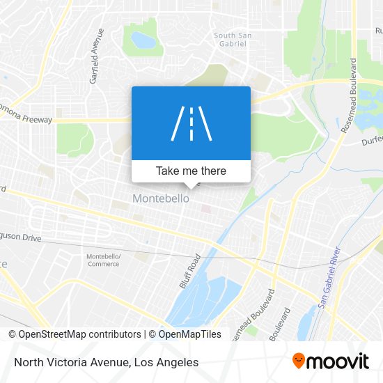 Mapa de North Victoria Avenue