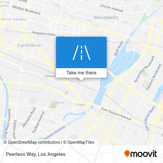Mapa de Peerless Way