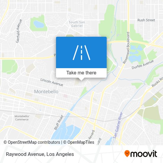 Raywood Avenue map