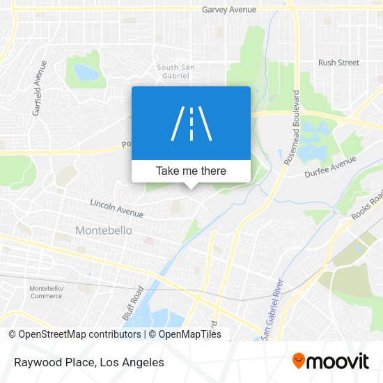 Mapa de Raywood Place