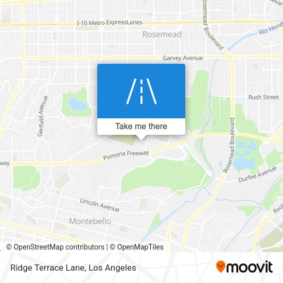 Mapa de Ridge Terrace Lane