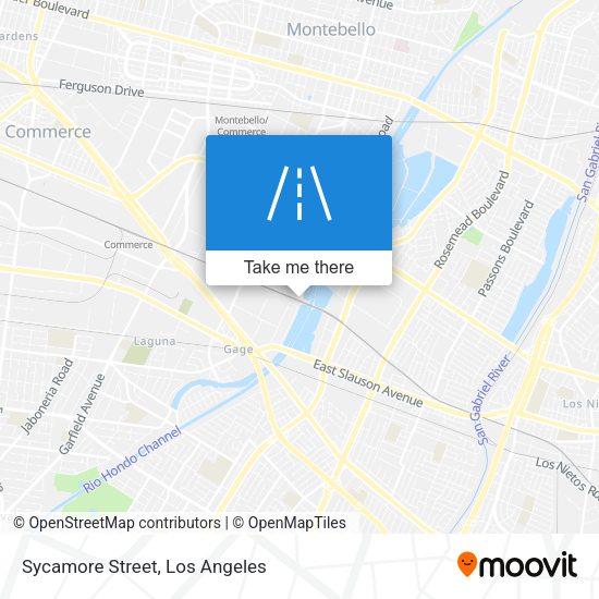 Mapa de Sycamore Street