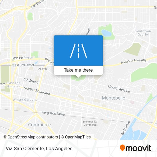 Mapa de Via San Clemente