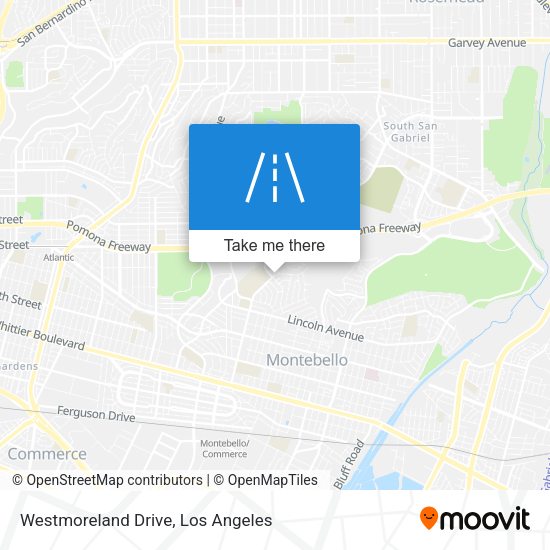 Mapa de Westmoreland Drive