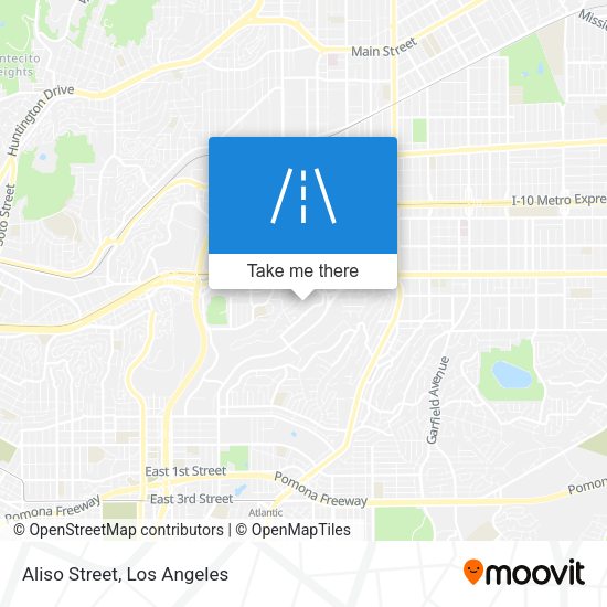 Aliso Street map