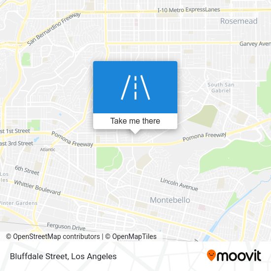 Mapa de Bluffdale Street