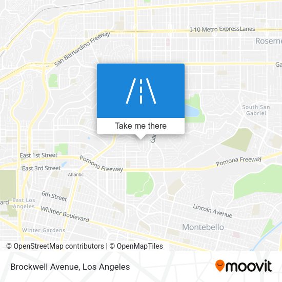 Brockwell Avenue map