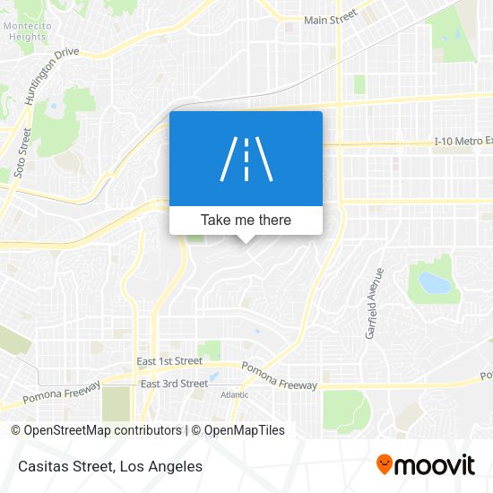 Mapa de Casitas Street