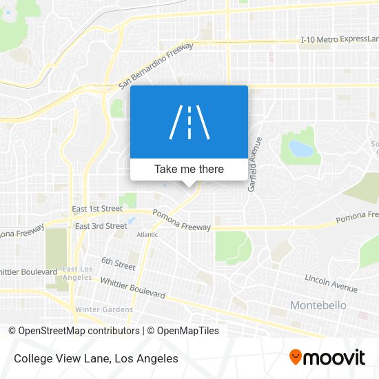 Mapa de College View Lane
