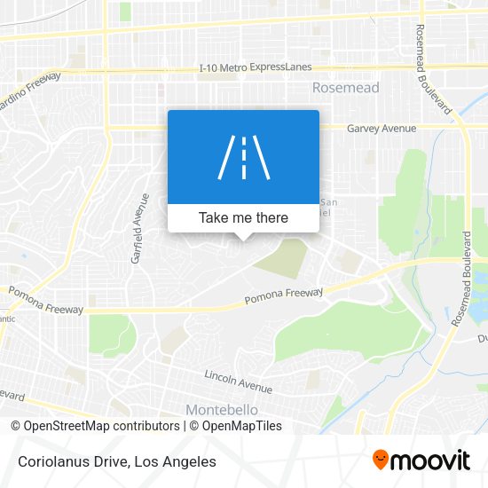 Coriolanus Drive map