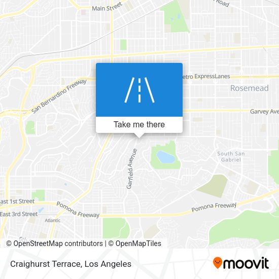 Craighurst Terrace map