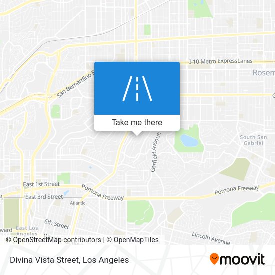 Divina Vista Street map