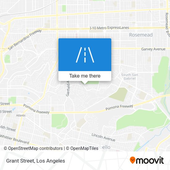 Mapa de Grant Street
