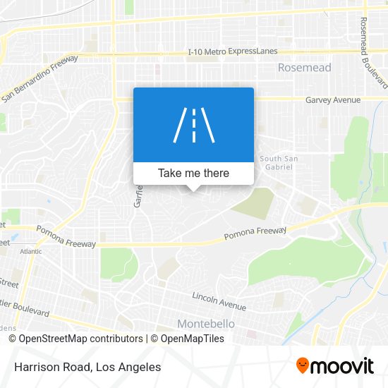 Mapa de Harrison Road