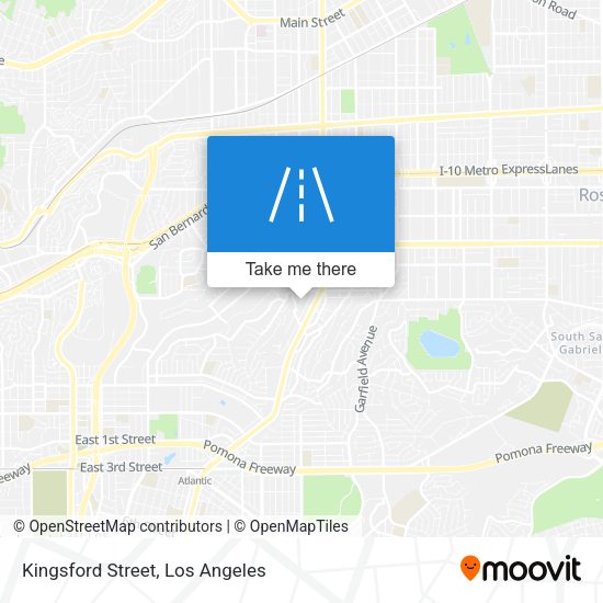 Mapa de Kingsford Street